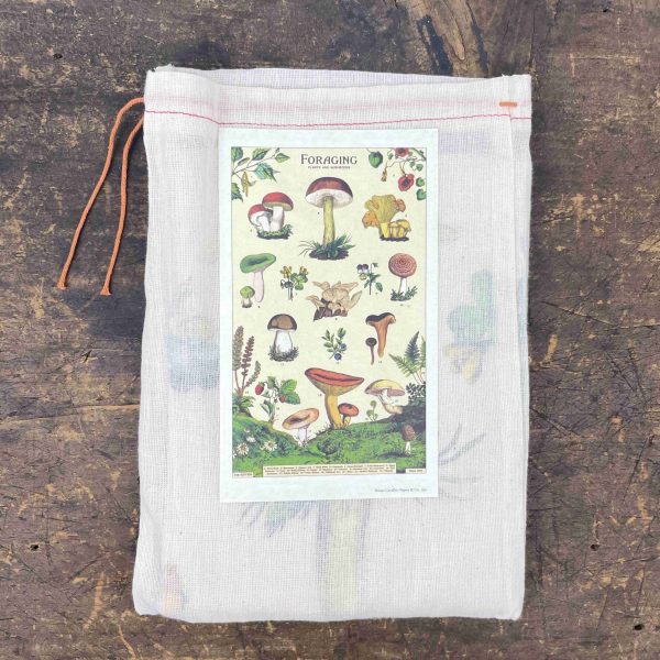 Vintage Foraging Cotton Tea Towel