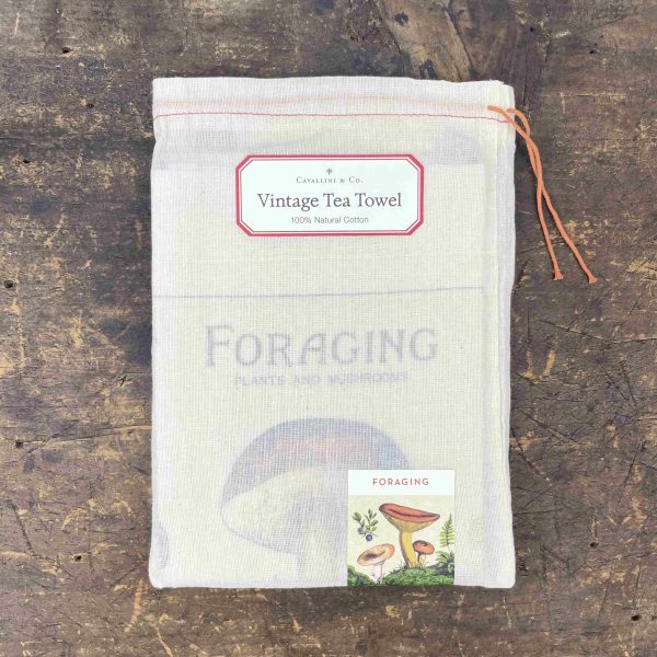 Vintage Foraging Cotton Tea Towel - Image 2