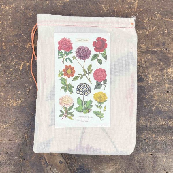 Vintage Botanica Cotton Tea Towel
