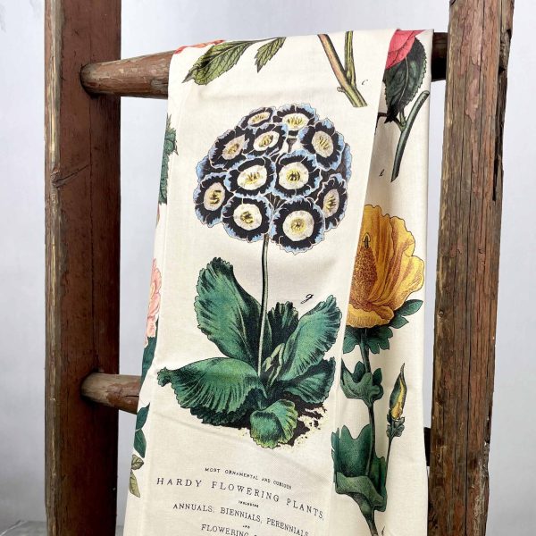 Vintage Botanica Cotton Tea Towel - Image 3